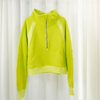 Thickened High-Neck Sweatshirt for Women, Sports Half-Zip Loose Jacket, Long-Sleeve Running Fitness Yoga Wear