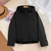 Autumn Winter Women Windbreaker Jacket Windproof Solid Long Sleeve Outdoor Sport Hooded Thin Coat Jacket For Women