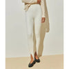 Women Casual Y2K Elastic High Waist Slim Fit Long Trousers Ribbed Knitwear Tight Step on Foot Leggings Sporty Pants