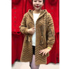 Mother's Winter Jacket Long Thicken Imitation Mink Cashmere Coat High End Middle Aged Elderly Women Knitted Cardigan Sweater 4XL