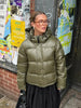 Women Hooded Thicken Warm Cotton Jacket Zipper Glossy Snow Winter Loose Female Coat Lace Up Casual Down Puffer Outwear