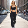 Pure Color Sweatpants for Women All Season Daily Casual Sporty Jogger Pants Women's Home Outdoor Comfort Trousers