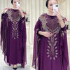 Abayas For Women Dubai Chiffon Boubou Muslim Dress Caftan Marocain Wedding Party Occasions Djellaba Femme