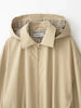 Women Khaki Hooded Cropped Zip‑up Jacket Faux Two‑inner Plaid Fabric Drawstring Bottom Coat Lady Autumn Casual Commute Outfits