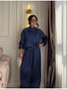 Women Frog Button Satin Jacket Lattern Pants Set Stand Collar Long Sleeve Top Wide Leg Pant Loose Fit Suit Summer Casual Outfits