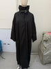 Green Lapel Belt Lace Up Long Trench Coat Women Lantern Sleeve Waist Cinching Jacket Autumn Lady Street Daily Outerwear