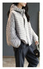 Autumn Winter Jacket Women Lightweight Hooded Down Cotton Overcoat Female Loose Casual Warm Parkas Outerwear
