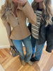 Vintage Waist Cinching Women Short Coat Long Sleeve Zipper Crop Lapel Coats Lady Daily Commute Street Outerwear