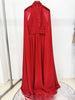 High Street Designer Party Vestido Women's Drifting Sleeves Chiffon Pleated Holiday Long Dress