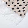 Satin Polka Dots Women's Maxi Dress Suit Ribbon V Neck Full Sleeve Waist Cinching Skirt Sets Evening Party Outfits