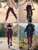 Women's Soft Leggings with Pockets, High Waisted Tummy Control for Yoga Workout and Casual Lounge Wear Comfort