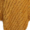 Women's 100% Real Natural Rabbit Fur Knitted Pullover Poncho Lady Cape Genuine Fur Shawl Warm One Size