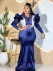 Plus Size Evening Dresses for Women African Gown Elegant Muslim Wedding Party Long Dress Ankara Ladies Clothing Outfits