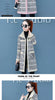 Winter Lamb Wool Woolen Coat Thick Plus Velvet Warm Cotton Coat Women Long Grid Parker Overcoat Plus Size Cold Trench Coats