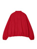 Red Short Jacket For Women Loose Fit V Collar Long Sleeve Coat Spring Autumn Female Street Outerwear