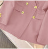 Blazer Women Spring Casual Long Sleeve Outerwears Slim Black Double Blazers Feminino Jackets Streewear