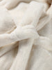 Cotton Lined Furry Fur Collar Belts Jacket Women Long Sleeve Thicken Warm Female Coat Winter Street Casual Outwear