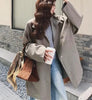 Spring and Autumn Simple Women's One Button Medium and Long Blazer Jacket