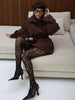 Solid Stand Collar Trench Short Coats Button Long Sleeve Pocket Zipper Windbreaker Lady High Street Outerwear