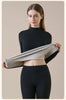 Women's Cashmere Silk Thermal Underwear Thermal Tops Warm Pants Thickened Solid Color Half Turtleneck Long Sleeve Winter Clothes