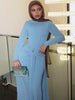 Ruched Elegant Maxi Dress Women Daily Casual Skinny Full Sleeve Solid Gown Midnight Prom Party Long Bodycon