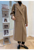 101801 Women Coat Winter Women's Jacket 10% Cashmere 90% Wool Classic Camel Wool Coat