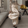 Loose Satin Lantern Pants High Waist Elastic Crepe Loose Bloomers Elegant Long High Waist Trousers Women