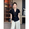 Women's Vest Coat Spring Autumn V-neck Solid Color Ladies Vest Jacket Slim Korean Version Elegant Lady Waistcoat