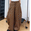 Y2K Barrel Jeans for Women Polka Dots Print High Waist Wide Leg Mom Jeans Vintage Boyfriend Denim Pants Streetwear