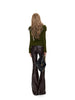 Spring Autumn Long Fitted Soft Black Pu Leather Flare Pants for Women Low Waist Sexy Designer Gyaru Clothes
