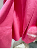 Women Winter Cashmere Wool Woolen Jacket Real Natural Fox Fur Pocket Coat Ladies Outwear Jacket