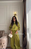Women Frog Button Satin Jacket Lattern Pants Set Stand Collar Long Sleeve Top Wide Leg Pant Loose Fit Suit Summer Casual Outfits