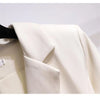 Spring Autumn Women's Dresses Suit Collar Stitching Fake Two-Piece Elegant Lady Office Long Dress Vestidos