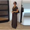 Chic Solid Stand Neck Blazer Jacket Pant Set Women Full Sleeve Shoulder Pads Coat Wide Leg Pants Autumn Commute Outfit
