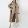 Three Piece Set For Women Lapel Long Sleeve Coat High Neck Vest Spliced Ruffles Skirt Chic Sets Female