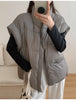 Autumn Winter Simplicity Comfortable Women's Cotton Vest Temperament Versatile Ladies Down Cotton Waistcoat Jackets