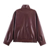 Women Autumn Jackets Asymmetric Button Pocket Long Sleeves Black Loose Zipper Jackets Female High Street Coats