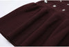 Spring And Autumn Elastic Knitted Round Neck Slim Fit Metal Sheet Long Sleeved Women's Dress