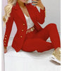 Women's Autumn Clothes Two Piece Set Female Coats and Pants Versatile Casual Long Sleeve Jacket and Trousers Suit