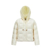 Women Down Jacket 90 Percent Down Fill Layered Look Loose Fit Everyday Style Winter Cold Weather Outdoor Layer