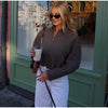 Checkered Women Short Trench Coat Lapel Double‑Breasted Belted Waist Jacket Autumn Retro Lady Outerwear