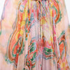 Women's Casual Loose Series Printed Long Sleeve Dress Colorful Abstract Print Chiffon Maxi Dress Long Sleeve Dress Elegant Vmlr