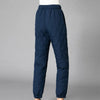 Women Winter Warm Down Cotton Pants Padded Quilted Trousers Elastic Waist Casual Trousers