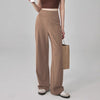 Women's Pants With Pockets High Waist Stretch Loose Sweatpants Nake-Feeling Sports Leisure Yoga Workout Pants