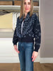 Tassels Patchwork Cardigans Women Sweater Knitted Printed Long Sleeve V-neck Colorful Thicken Sweaters Autumn Coat