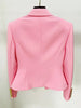 High Street Designer Jacket Women's Slim Fitting Single Button Lapel Blazer 3 Colors