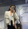 Crop Black Short Clothing Women's Blazers Female Coats and Jackets White Outerwear Youthful Woman Clothes Korean Bring