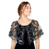 Women's 1920s Shawl Beaded Sequin Deco Evening Cape Bolero Flapper Cover Up European And American Wedding Dress Shawl On Stage