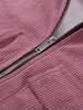 Stand Collar Side Placket Suit Jacket Women Elegant Long Sleeve Button Pocket Loose Coats Spring Chic Office Lady Outerwears