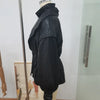 Solid PU Leather Jacket Women Turn-down Collar Zipper Front Puffy Sleeves Stylish Coat Spring Casual Lady Outerwear